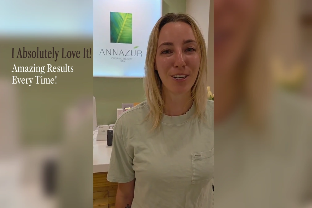 Video review from an ANNAZUR client — The ANNAZUR Facial, Jacksonville FL