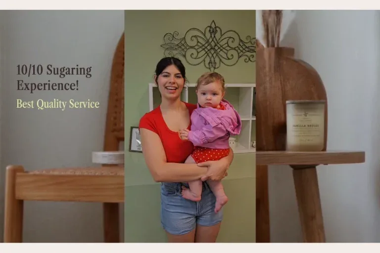 Video review from an ANNAZUR client — Face Sugaring, Jacksonville FL
