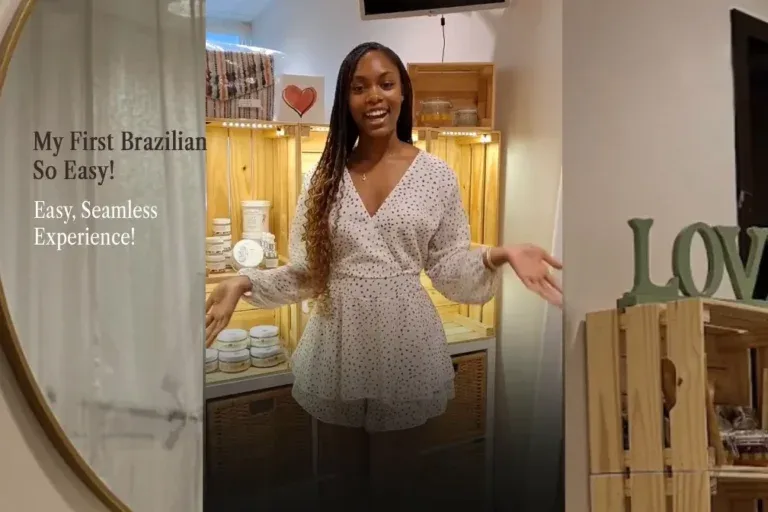 Video review from an ANNAZUR client — Face Sugaring, Jacksonville FL
