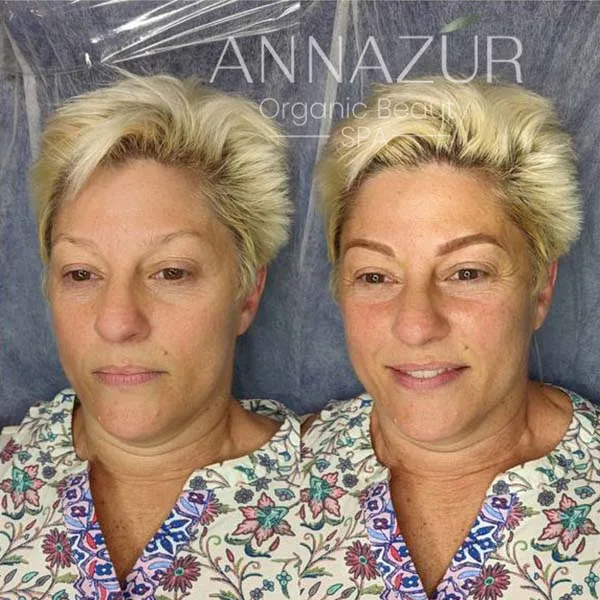 Before and after powder brows at ANNAZUR Organic Beauty Spa, Jacksonville FL — photo 21