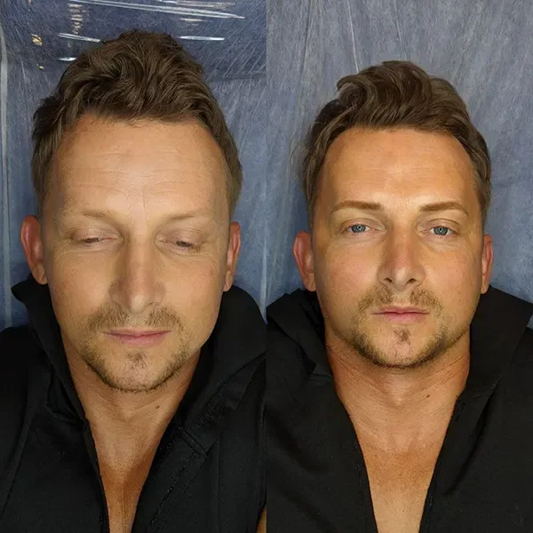 Before and after powder brows at ANNAZUR Organic Beauty Spa, Jacksonville FL — photo 14