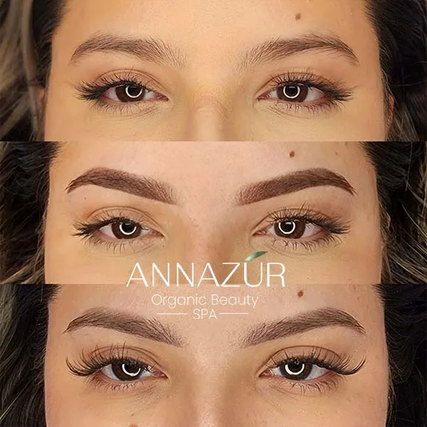 14 Powder Ombre Eyebrows Permanent Makeup — ANNAZUR Organic Beauty Spa, Jacksonville FL