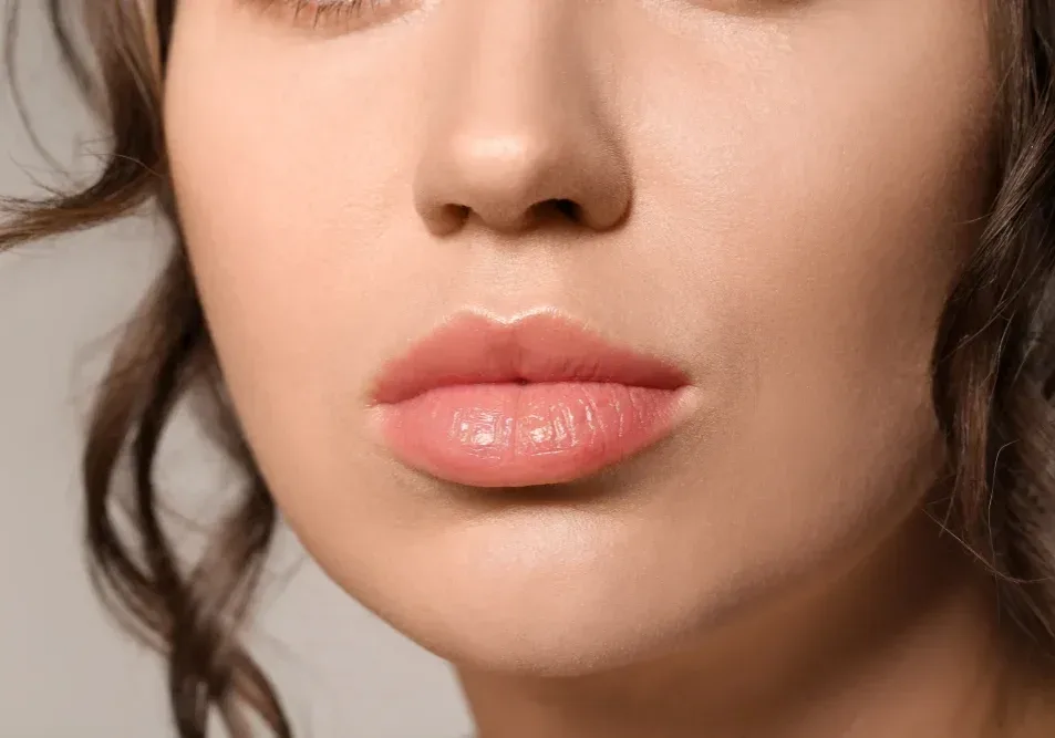 Natural lip color emerges during the weeks after permanent makeup.