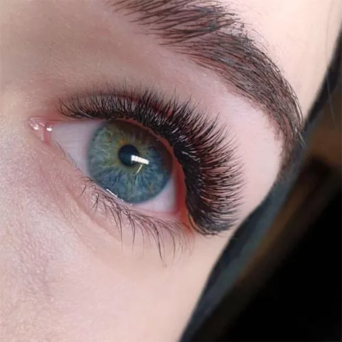 Eyelash Natural Extensions Customer