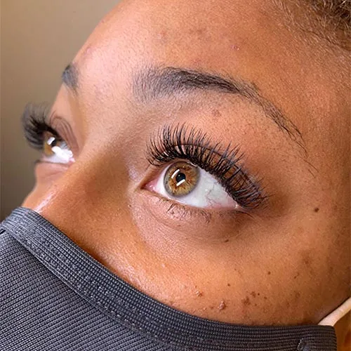 Eyelash Natural Extensions Customer