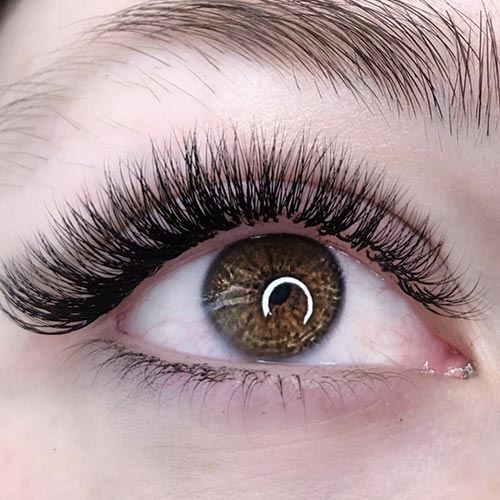Eyelash Natural Extensions Customer