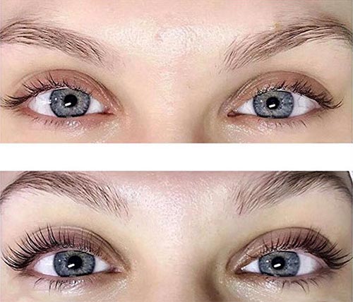 Eyelash Lift & Tint Before & After