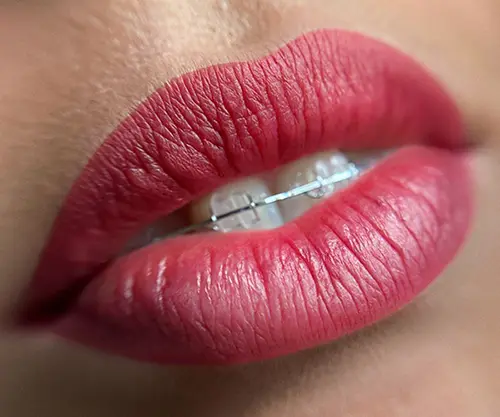 Lip Blushing Customer Example
