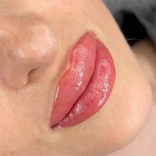 Lip Blushing Customer Example