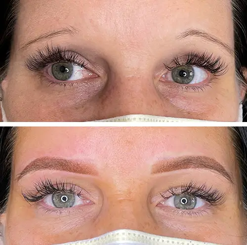 Powder Brows Before & After