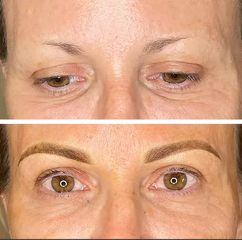 Powder Brows Before & After