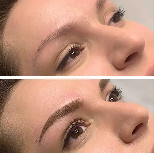 Powder Brows Before & After